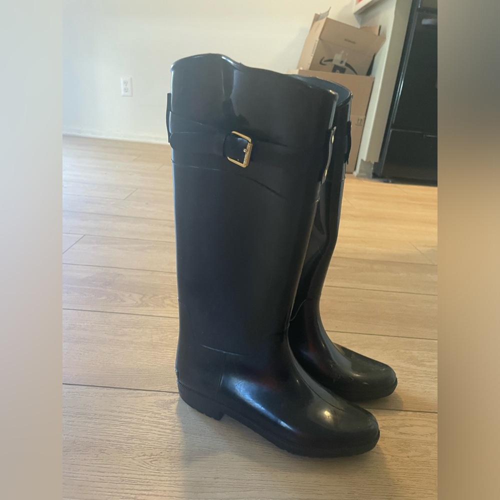 Ralph Lauren Black Rain boots Size 6